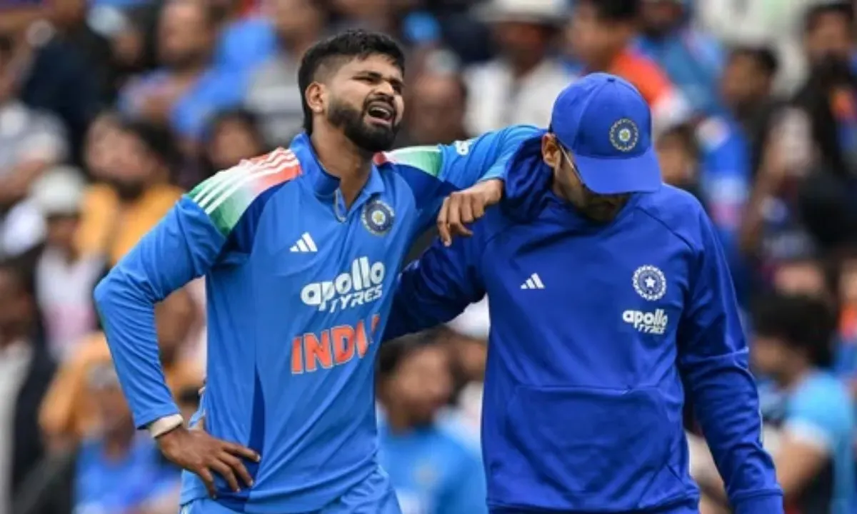 Shreyas Iyer injury update ( Credit : Social Media }
