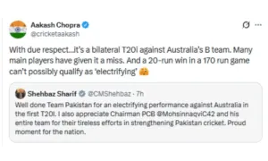 Aakash Chopra on Shehbaz Sharif ( Credit : Social Media )