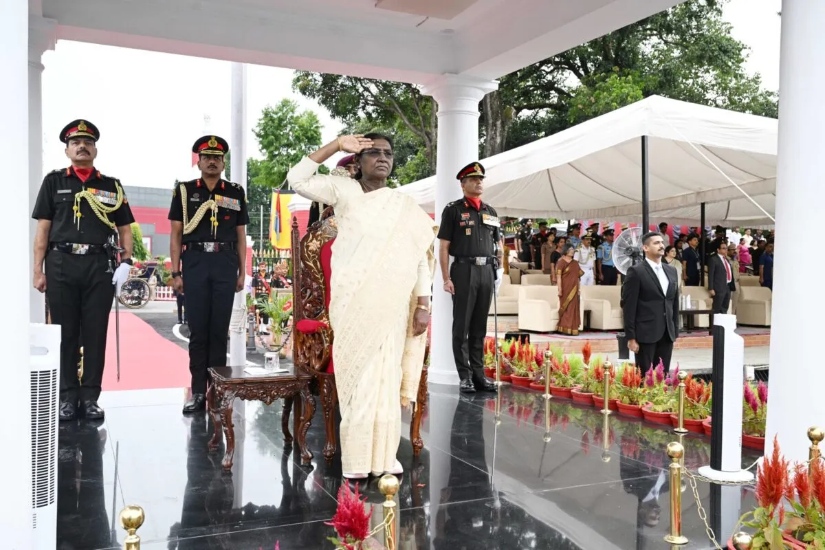 IMA Passing Out Parade-Droupadi murmu (Credit Social Media)
